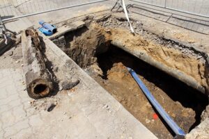 wodociąg georadarem