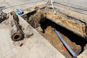 lokalizácia vodovodných potrubí pomocou GPR