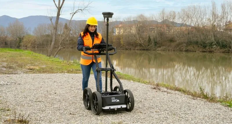 Súprava IDS GeoRadar Chaser XR Lite – georadar typu všetko v jednom (80–1500 MHz)